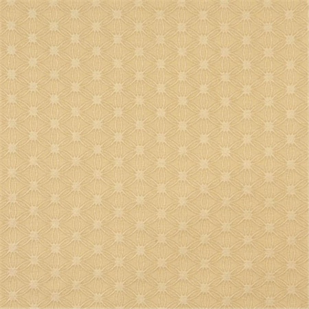 Designer Fabrics 54 in. Wide Gold- Flower Jacquard Woven Upholstery Grade Fabric E533